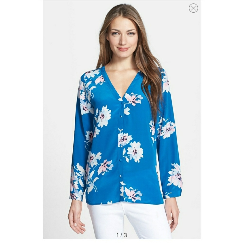 Joie silk blouse XS